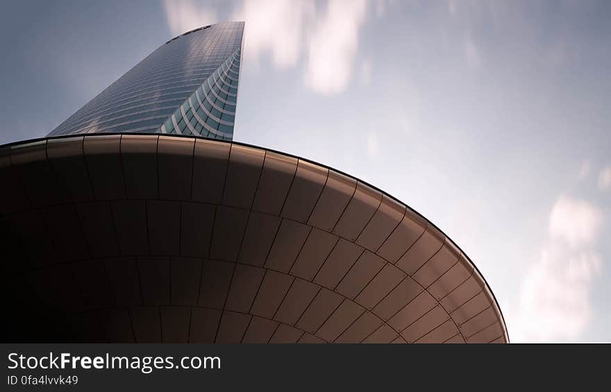 Blue Building during Day