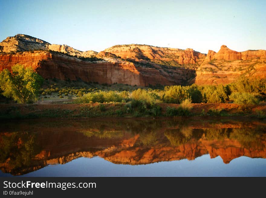 sunset reflections, Sedona