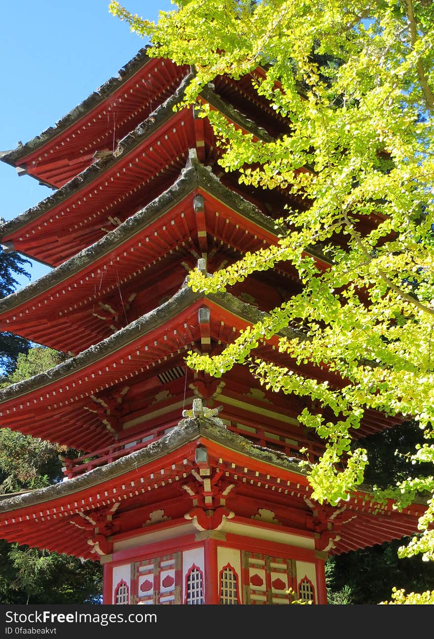 temple in Japanese Tea Garden, San Francisco