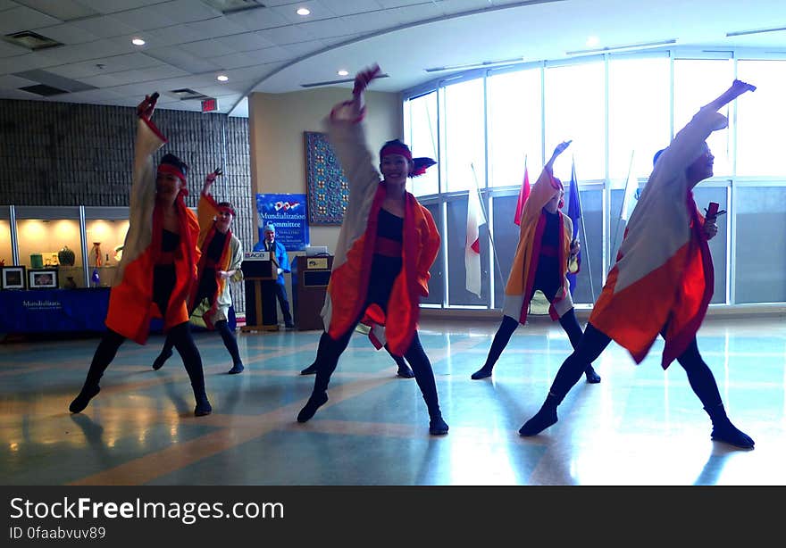 Performing Ai Nippon &#x28;愛日本&#x29; at Burlington Ontario&#x27;s annual Sakura Festival.