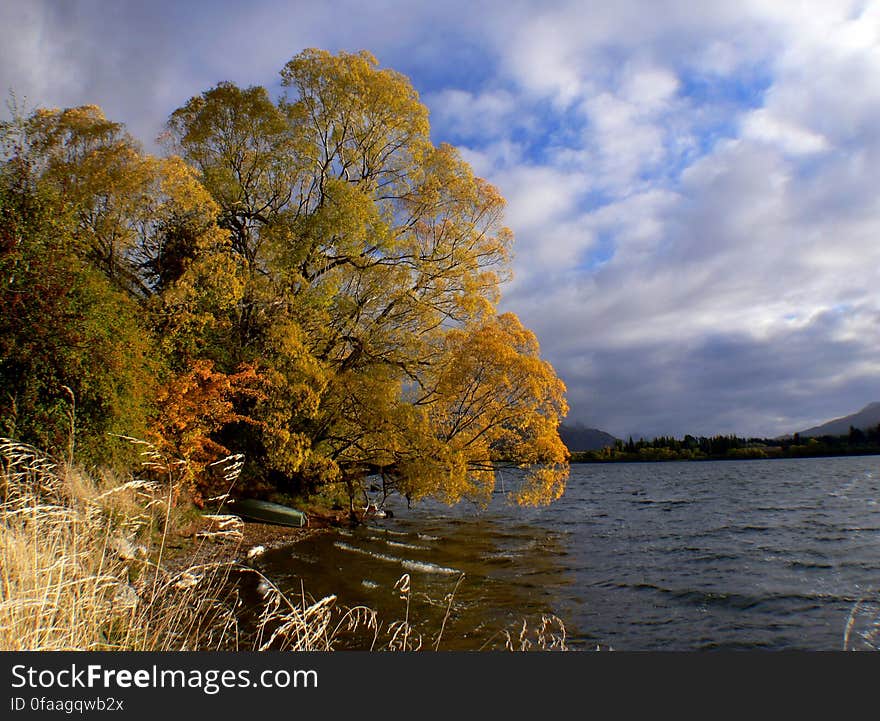 Lake Hayes Otago NZ Autumn