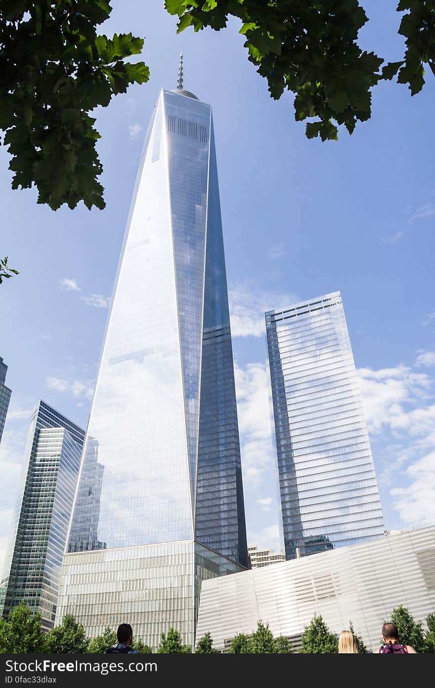 Low Angle View of Skyscrapers Against Sky