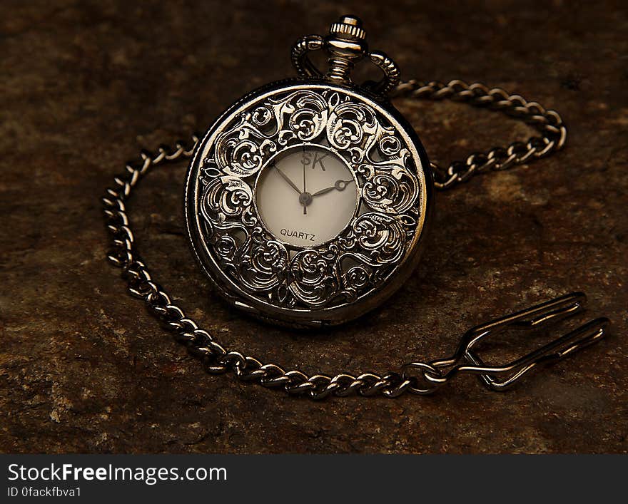 Silver Sk Pocket Watch