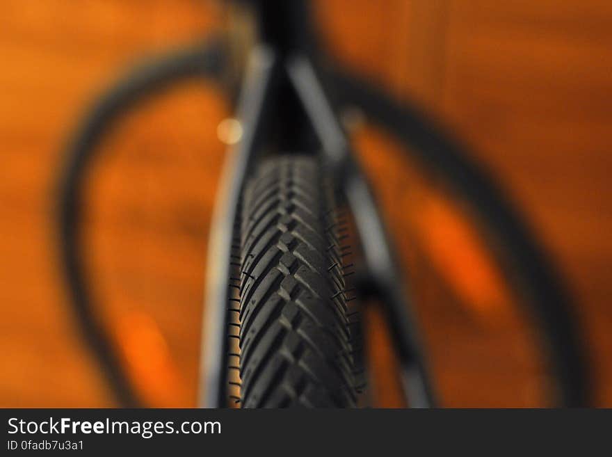 Close Up Photo of Bicycle Tire