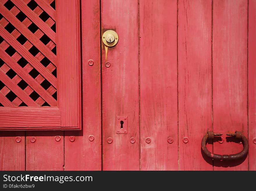 Red door