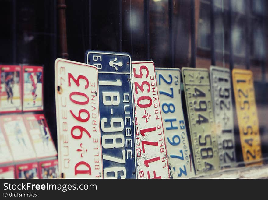 License plates