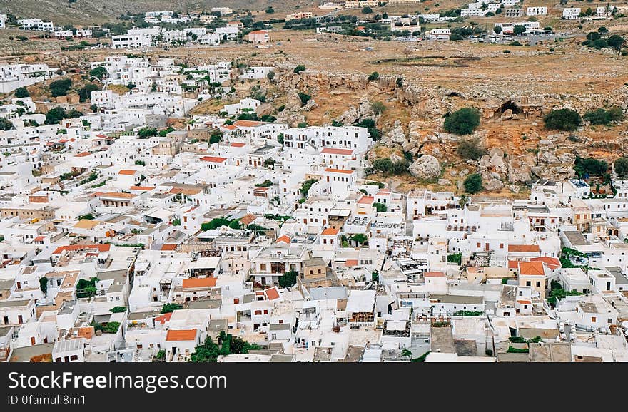 Dazzling White Village