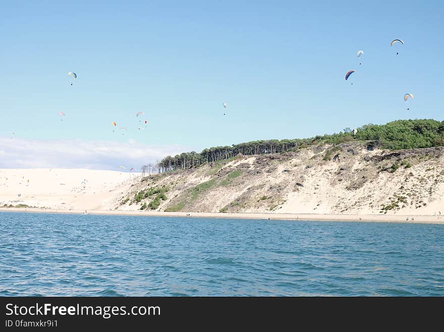 Flying Over The Sea