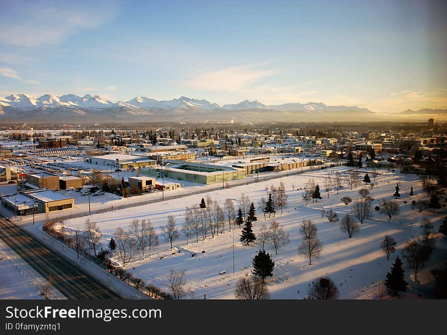 Small Town In Mountains