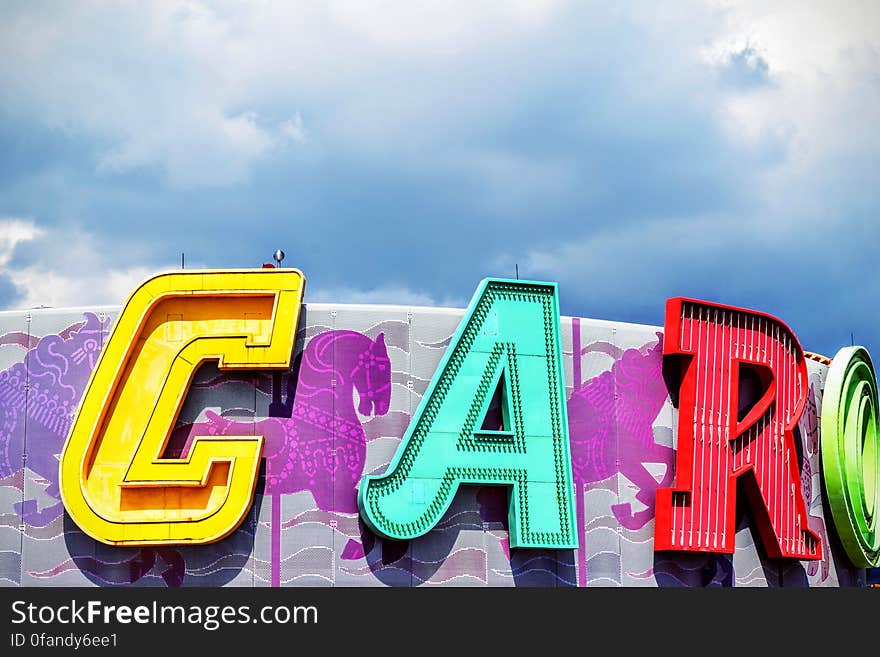 Big Colorful Letters