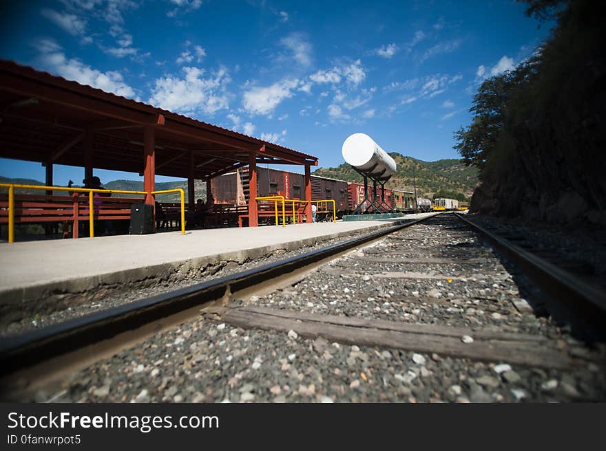 Empty Train Station