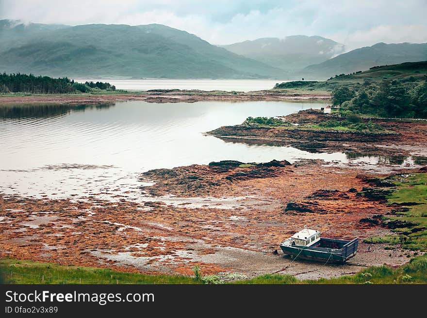 Low-Tide Square Scottish Boat