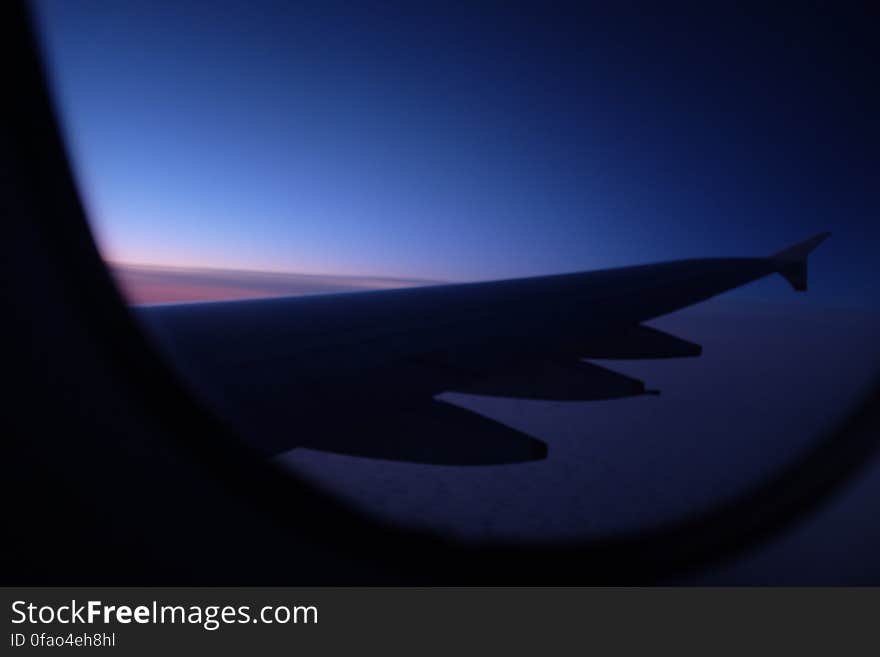 Sky above the Atlantic Ocean