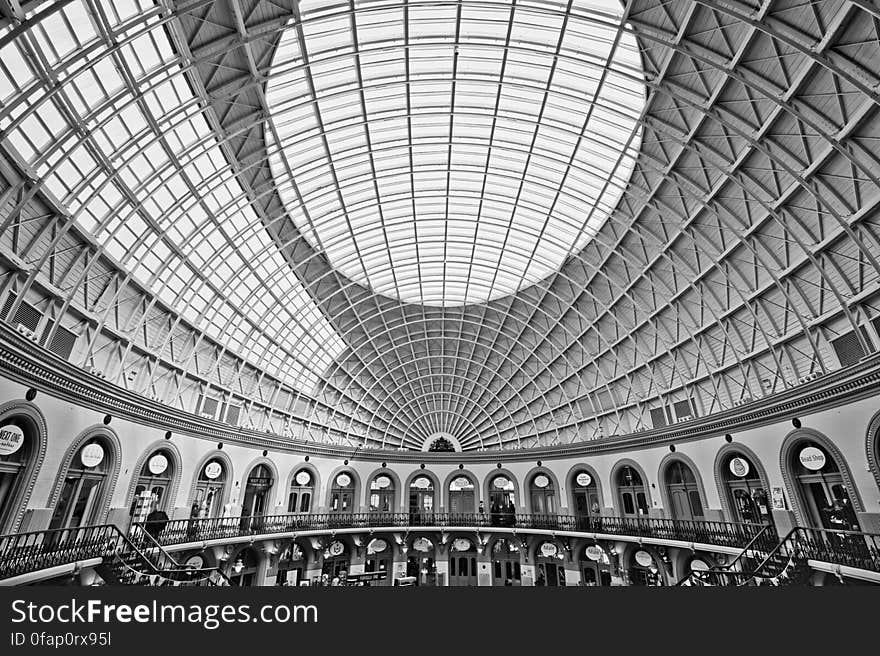 Here is an hdr photograph taken from Leeds Corn Exchange. Located in Leeds, Yorkshire, England, UK.