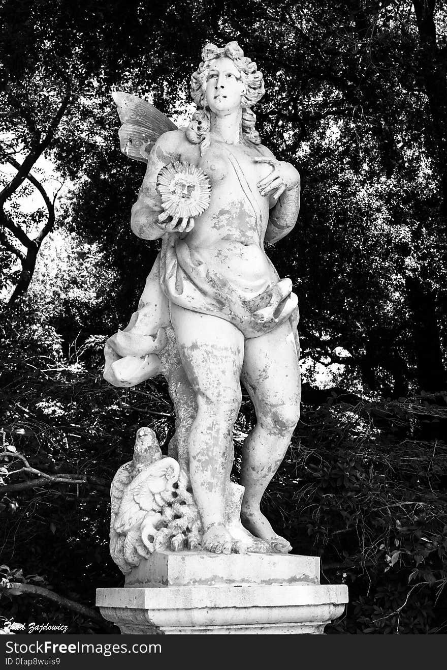 In the Statuary Garden at The Huntington Library, Art Collections, and Botanical Gardens in San Marino, California. In the Statuary Garden at The Huntington Library, Art Collections, and Botanical Gardens in San Marino, California