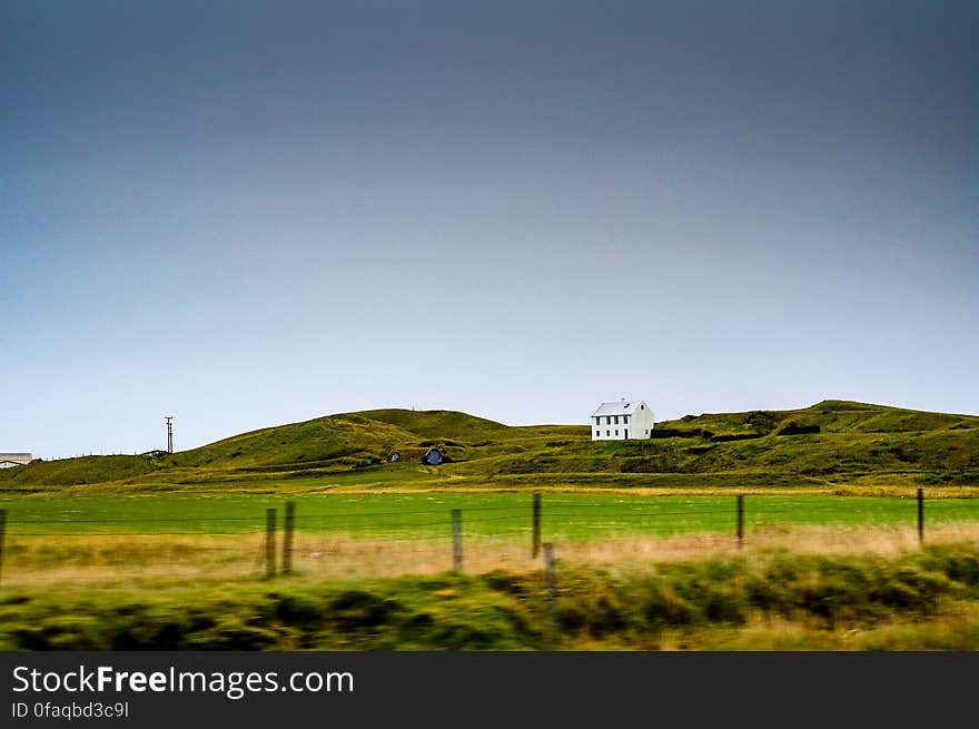 Landscape Against Clear Sky