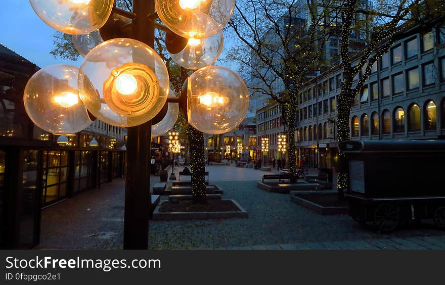 Lights at Faneuil Hall Marketplace