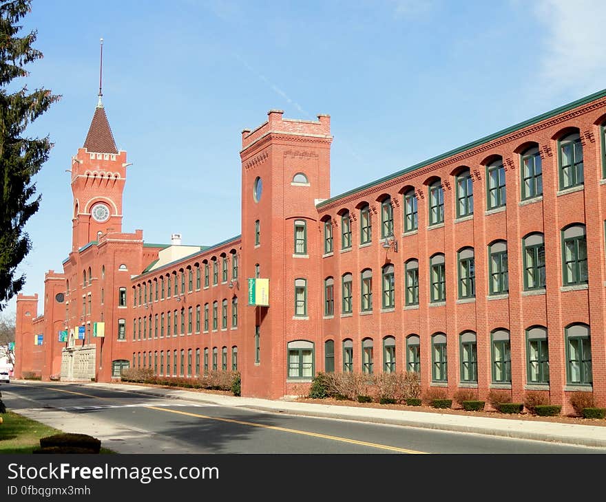 The exterior of a historic building with a tower. The exterior of a historic building with a tower.