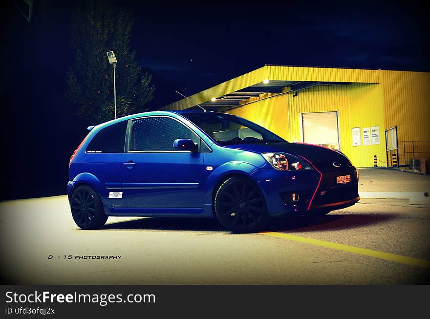 fiesta ST in the dark