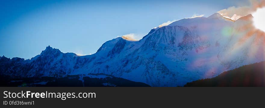 La chaîne du Mont Blanc