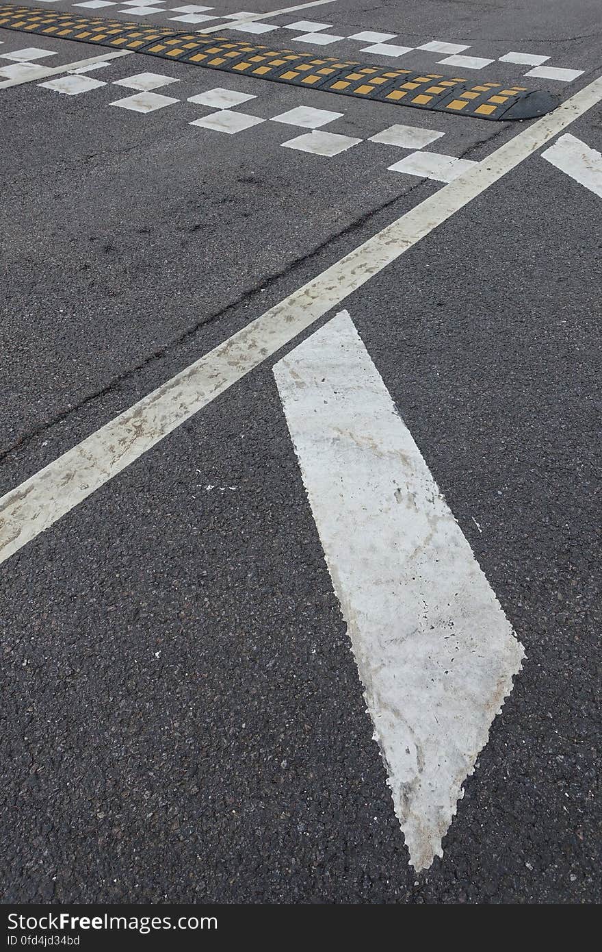 Zebra crossing, Road surface, Black, Asphalt, Yellow, Grey