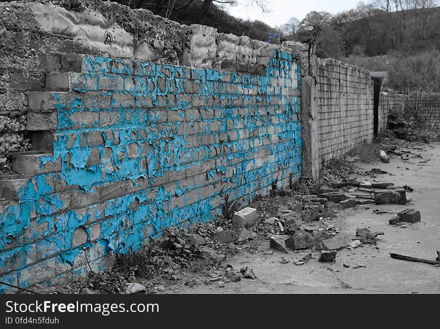 blue wall