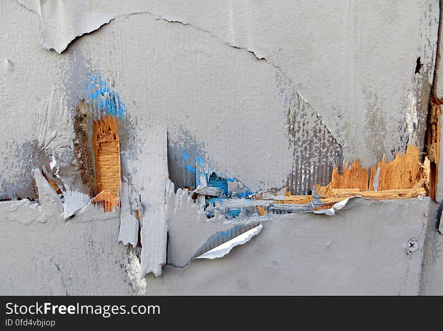 damaged wall