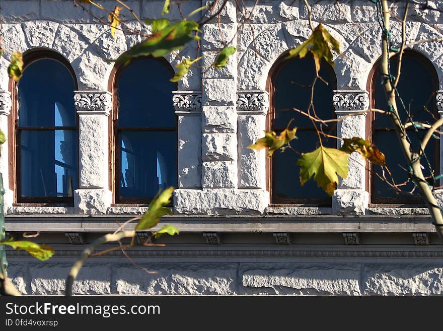 arched windows