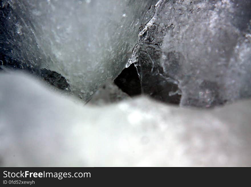 Partailly molten crushed ice, or the entrance to the cave where Luke meets the ice monster. Partailly molten crushed ice, or the entrance to the cave where Luke meets the ice monster.