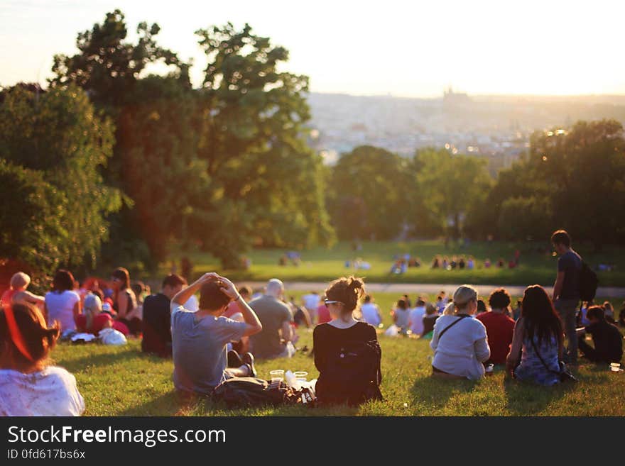 Group of People Enjoying Music Concert