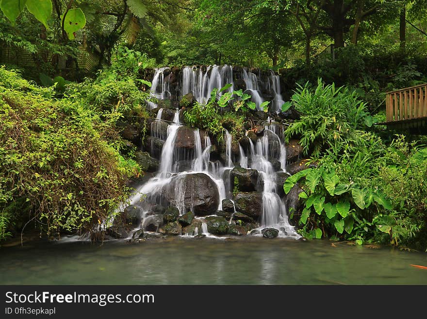 waterfall HDR