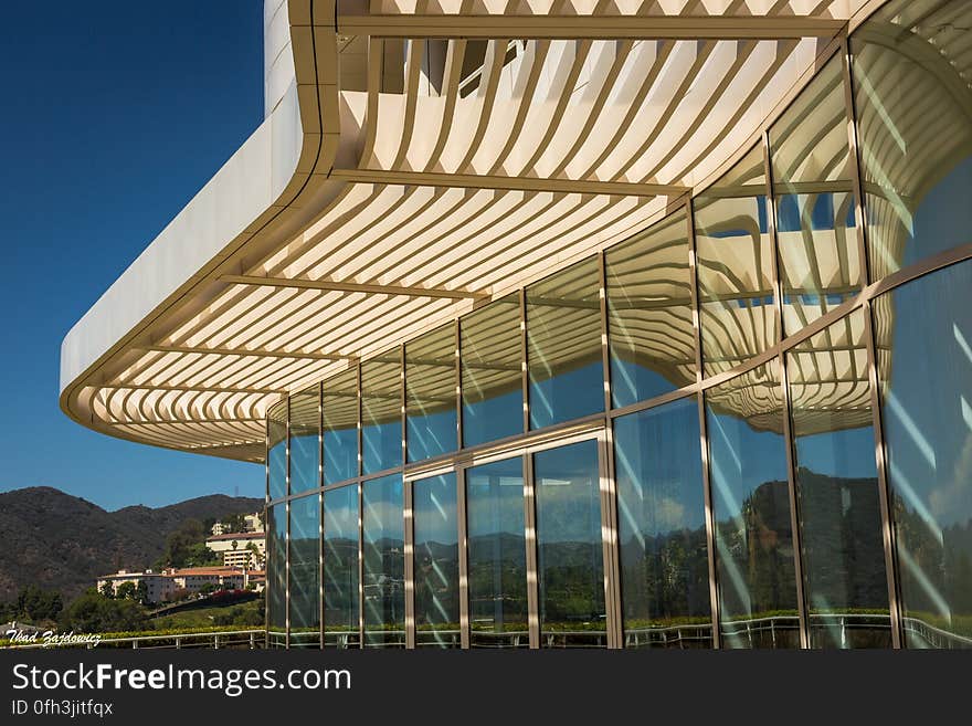 The Getty in Los Angeles, California. The Getty in Los Angeles, California