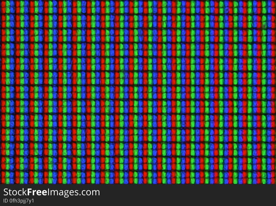 White pixels from the flickr website, this time shot with a tripod. You can see that the individual subpixels are not really equally shaped. White pixels from the flickr website, this time shot with a tripod. You can see that the individual subpixels are not really equally shaped.