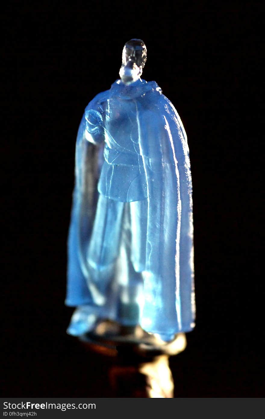 The hologram of Count Dooku. The hologram of Count Dooku.