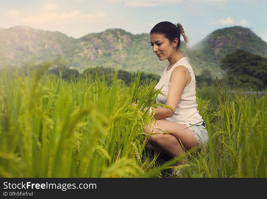 Woman in a Field