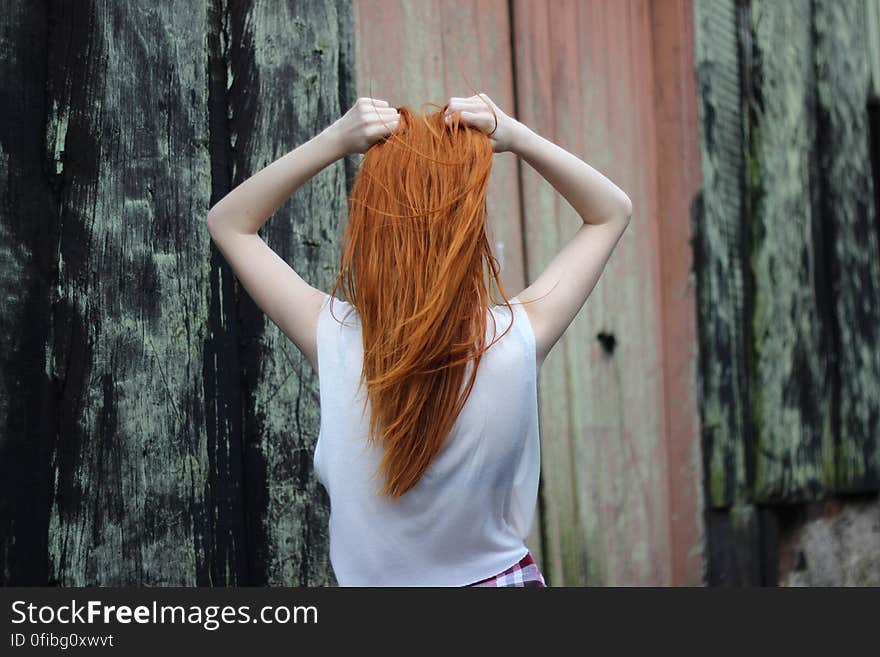 Woman Back View