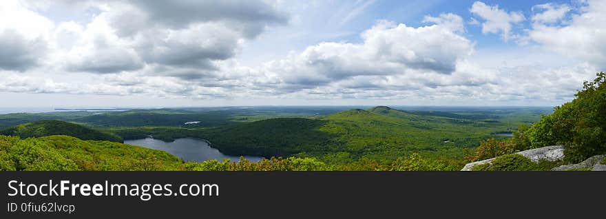 Love this panoramic shot I got from Mt. Spruce in the Ragged Mountain Refuge in Maine. Love this panoramic shot I got from Mt. Spruce in the Ragged Mountain Refuge in Maine.