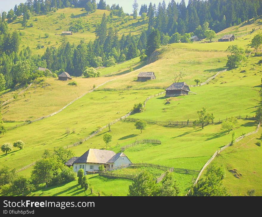 houses on hills