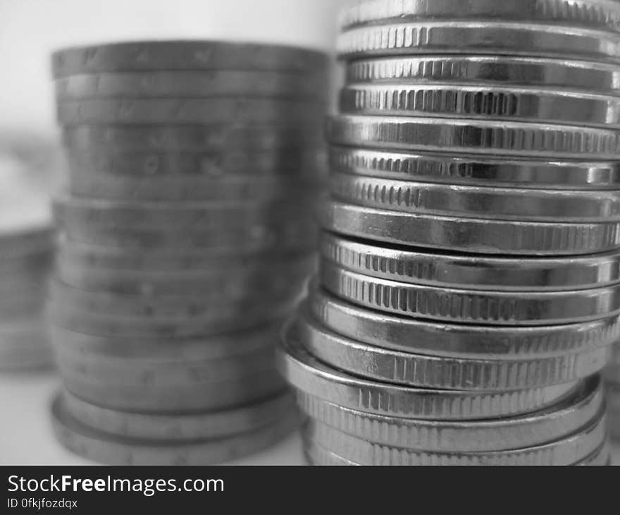 black-and-white-coin-rolls