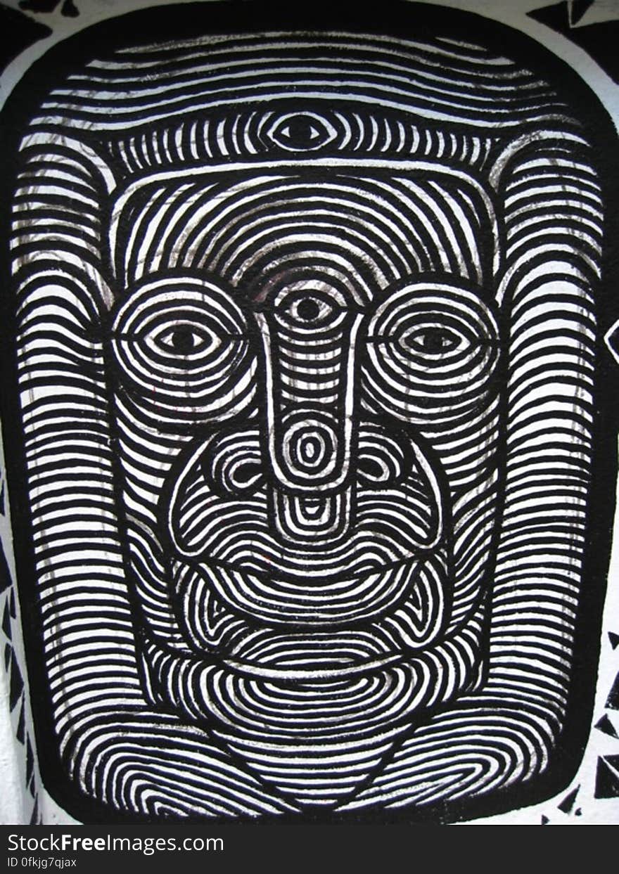 black-and-white-line-grafitti