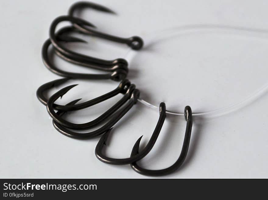 Carp barbed hooks from black steel. Carp barbed hooks from black steel.