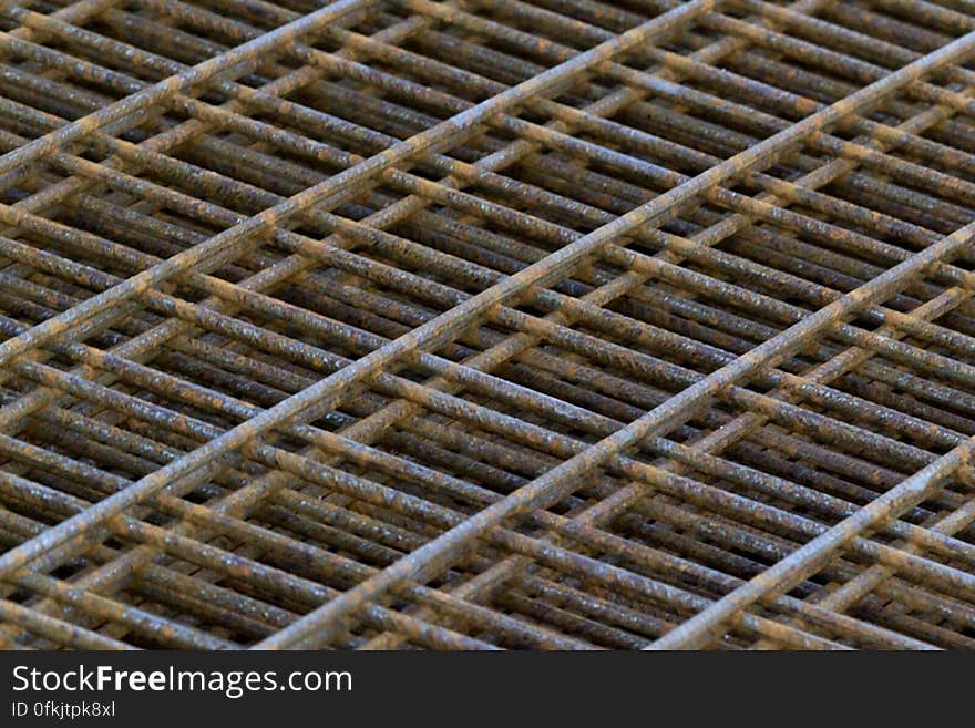 Wire mesh used in construction for strenghting concrete structures. Wire mesh used in construction for strenghting concrete structures