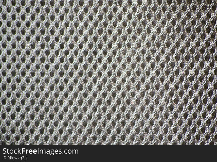 Texture of syntethic polymer used for a camera bag providing resistance and durability.