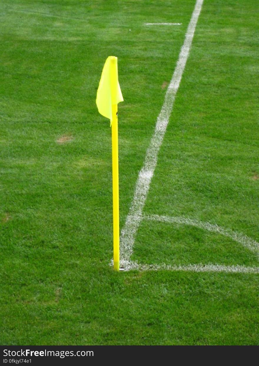 football-field-corner-flag