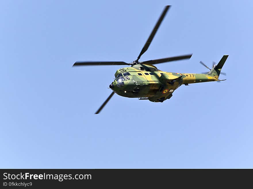 Romanian IAR 330 derived from French Puma helicopter, a medium transport and utility aircraft. Romanian IAR 330 derived from French Puma helicopter, a medium transport and utility aircraft.