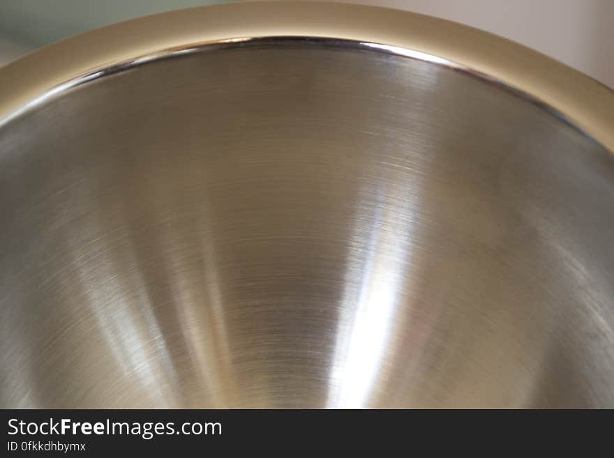 Small metal bowl detail. Small metal bowl detail.