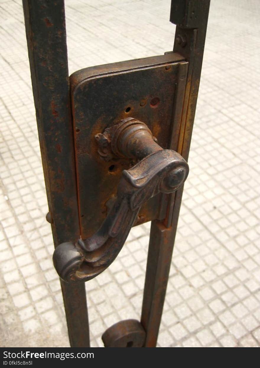 wrought-iron-door-handle