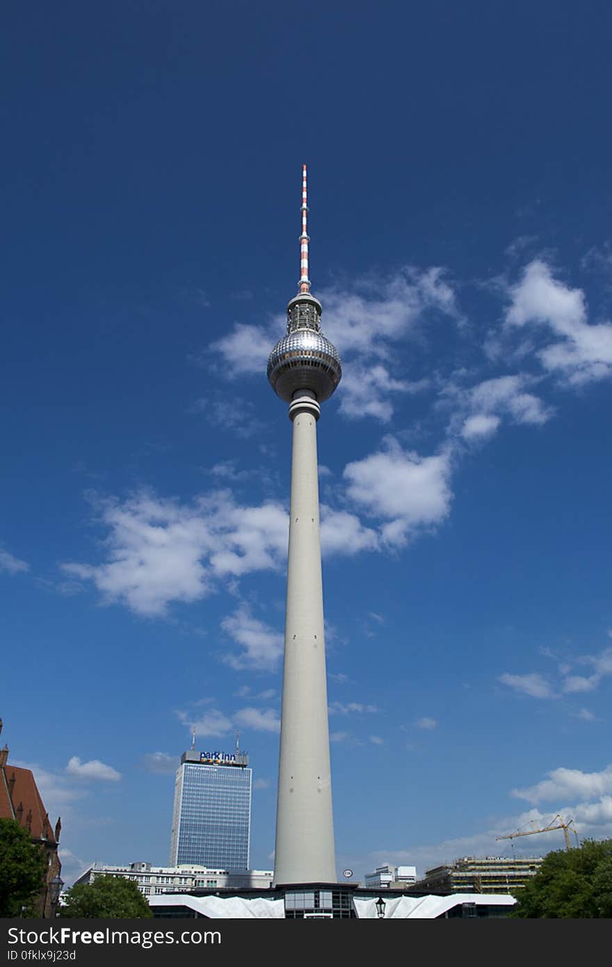 Tallest construction in Germany and fourth in Europe, Berlin&#039;s TV Tower reaches 368 metres. It receives a huge number of visitors in its sphere offeric panorami. Tallest construction in Germany and fourth in Europe, Berlin&#039;s TV Tower reaches 368 metres. It receives a huge number of visitors in its sphere offeric panorami