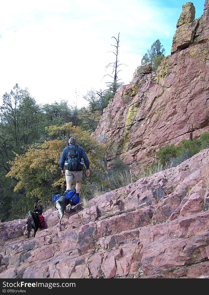 Route around big drop. Route around big drop