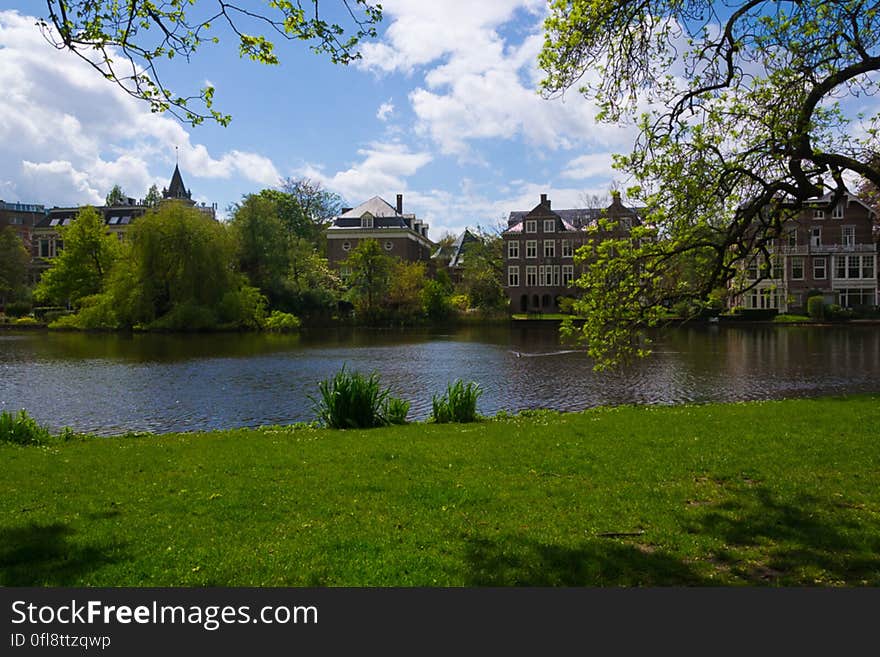 A view from the Vondelpark in Amsterdam.